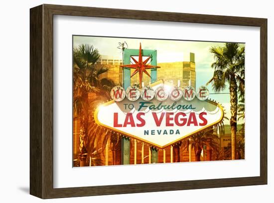 Welcome to Fabulous Las Vegas-null-Framed Art Print