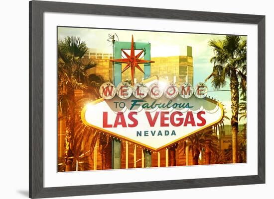 Welcome to Fabulous Las Vegas-null-Framed Art Print