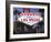 Welcome to Las Vegas Sign, Las Vegas, Nevada, United States of America, North America-Gavin Hellier-Framed Photographic Print