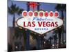 Welcome to Las Vegas Sign, Las Vegas, Nevada, United States of America, North America-Gavin Hellier-Mounted Photographic Print