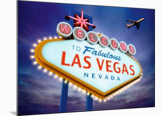 Welcome to Las Vegas-Matthias Kulka-Mounted Art Print