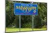 Welcome to Mississippi Sign-Paul Souders-Mounted Photographic Print