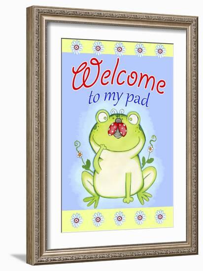 Welcome to My Pad-Valarie Wade-Framed Giclee Print