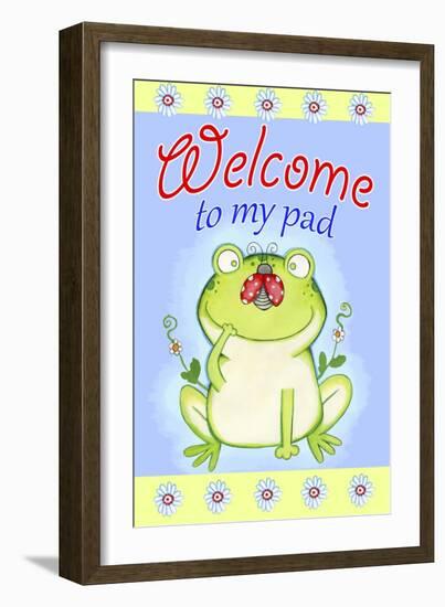 Welcome to My Pad-Valarie Wade-Framed Giclee Print