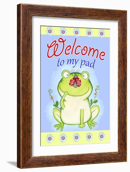 Welcome to My Pad-Valarie Wade-Framed Giclee Print