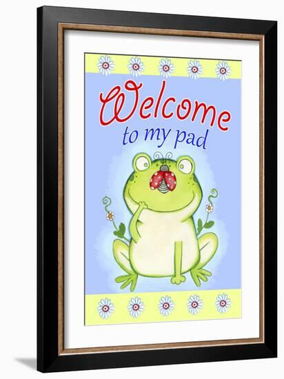 Welcome to My Pad-Valarie Wade-Framed Giclee Print