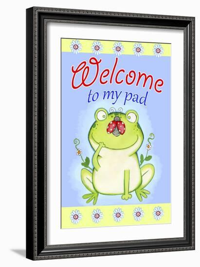 Welcome to My Pad-Valarie Wade-Framed Giclee Print