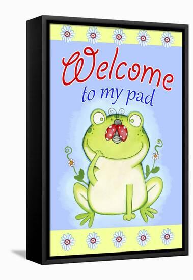 Welcome to My Pad-Valarie Wade-Framed Premier Image Canvas