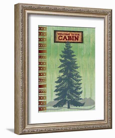 Welcome to Our Cabin-Bee Sturgis-Framed Art Print