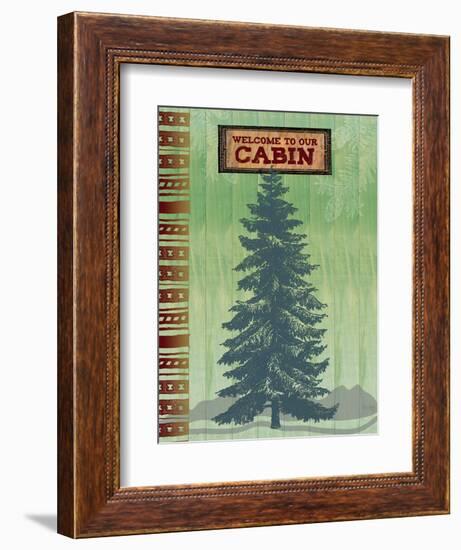 Welcome to Our Cabin-Bee Sturgis-Framed Art Print