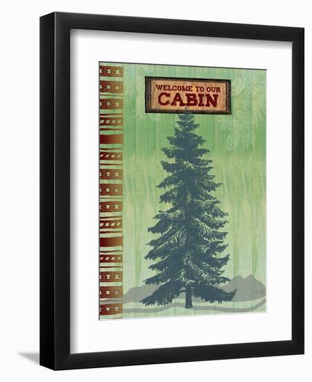 Welcome to Our Cabin-Bee Sturgis-Framed Art Print