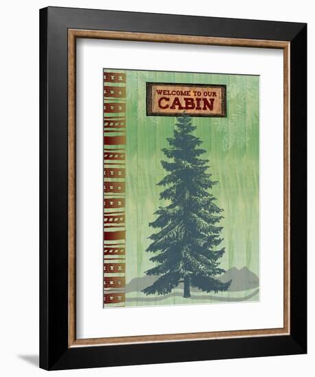 Welcome to Our Cabin-Bee Sturgis-Framed Art Print