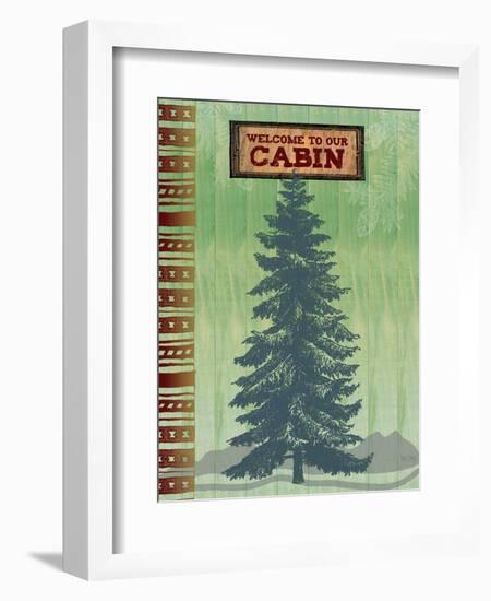 Welcome to Our Cabin-Bee Sturgis-Framed Art Print