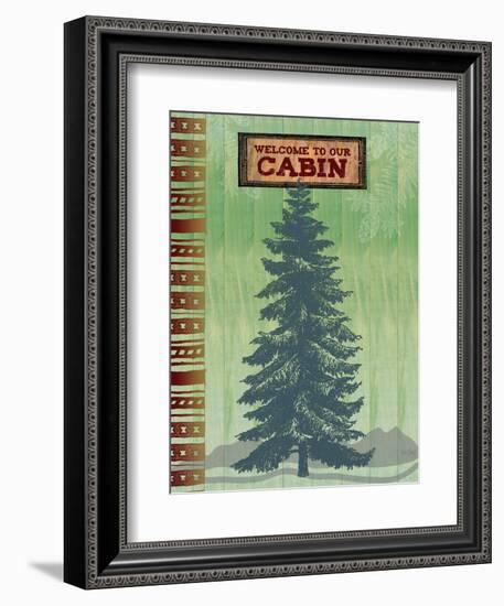 Welcome to Our Cabin-Bee Sturgis-Framed Art Print