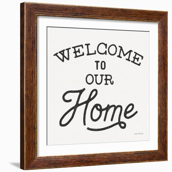 Welcome to Our Home-Laura Marshall-Framed Art Print