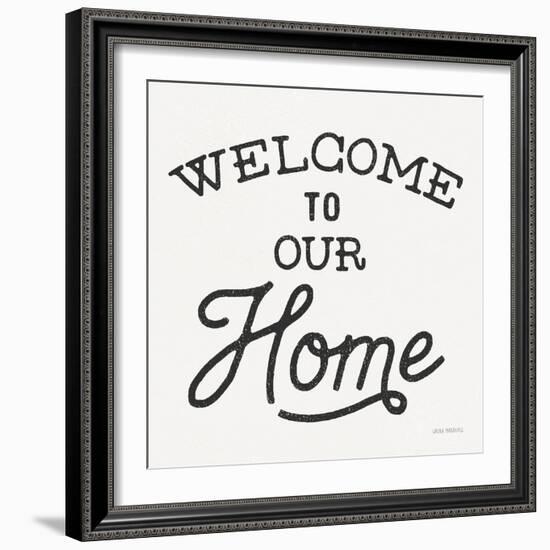 Welcome to Our Home-Laura Marshall-Framed Art Print