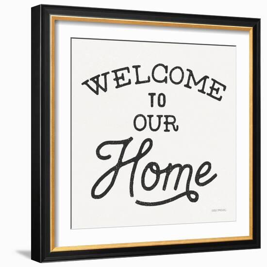 Welcome to Our Home-Laura Marshall-Framed Art Print