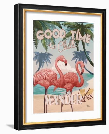 Welcome to Paradise III-Janelle Penner-Framed Art Print