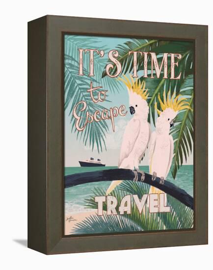 Welcome to Paradise IV-Janelle Penner-Framed Stretched Canvas