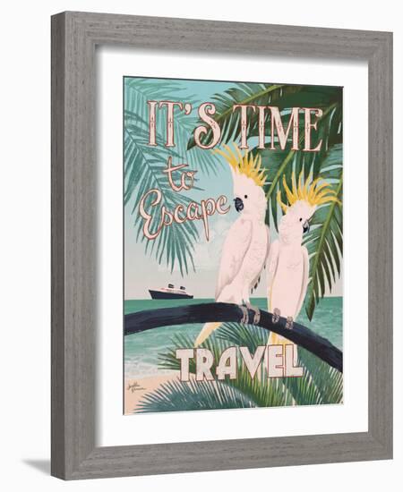 Welcome to Paradise IV-Janelle Penner-Framed Art Print