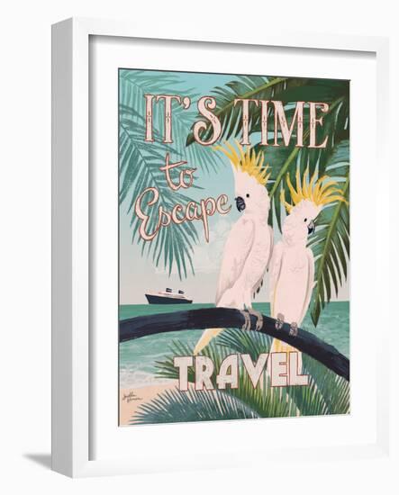 Welcome to Paradise IV-Janelle Penner-Framed Art Print