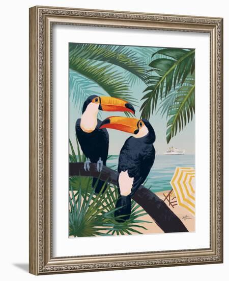 Welcome to Paradise VII-Janelle Penner-Framed Art Print