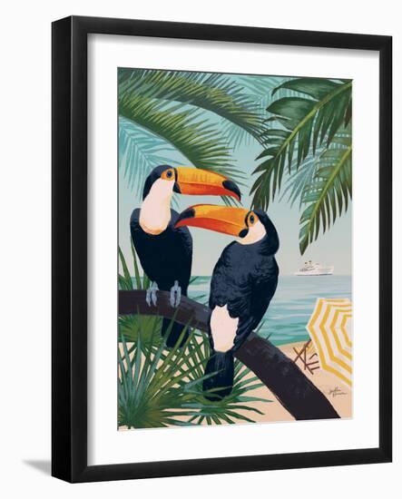 Welcome to Paradise VII-Janelle Penner-Framed Art Print