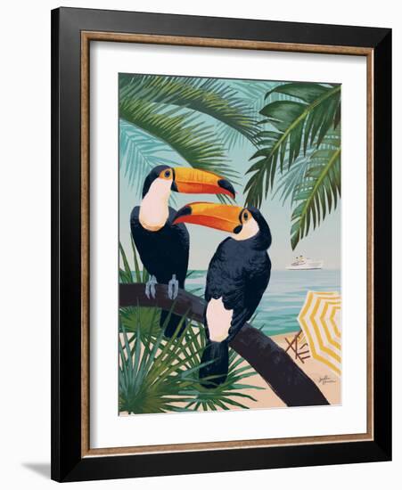 Welcome to Paradise VII-Janelle Penner-Framed Art Print