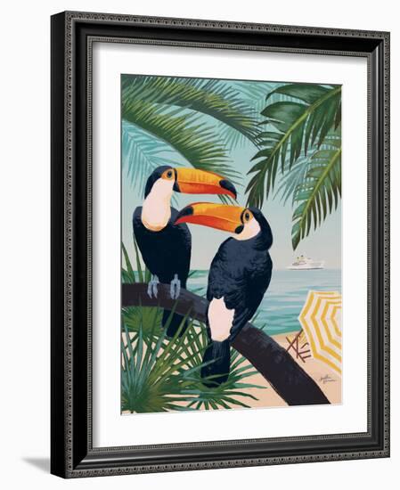 Welcome to Paradise VII-Janelle Penner-Framed Art Print