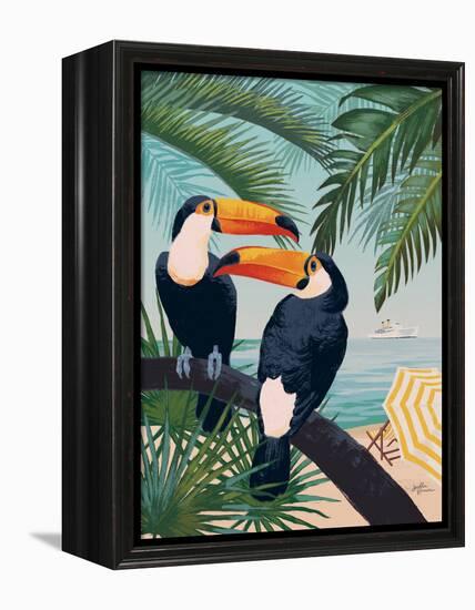 Welcome to Paradise VII-Janelle Penner-Framed Stretched Canvas