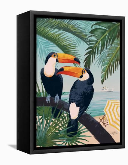 Welcome to Paradise VII-Janelle Penner-Framed Stretched Canvas