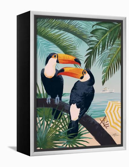 Welcome to Paradise VII-Janelle Penner-Framed Stretched Canvas