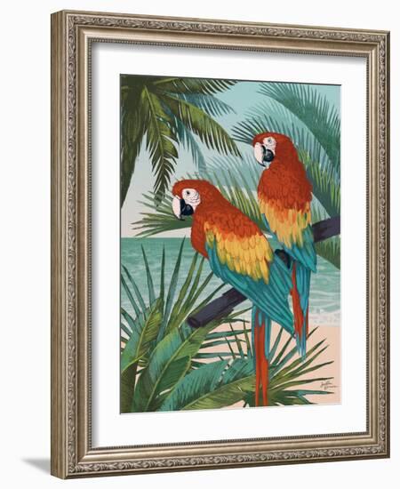 Welcome to Paradise X-Janelle Penner-Framed Art Print