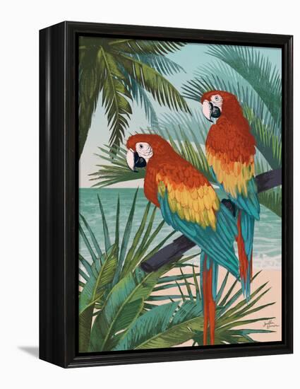 Welcome to Paradise X-Janelle Penner-Framed Stretched Canvas
