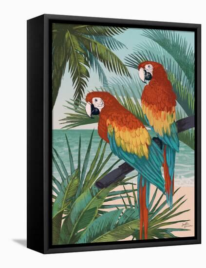 Welcome to Paradise X-Janelle Penner-Framed Stretched Canvas