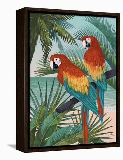 Welcome to Paradise X-Janelle Penner-Framed Stretched Canvas