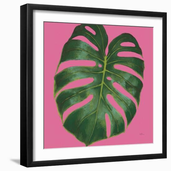 Welcome to Paradise XIII on Pink-Janelle Penner-Framed Art Print