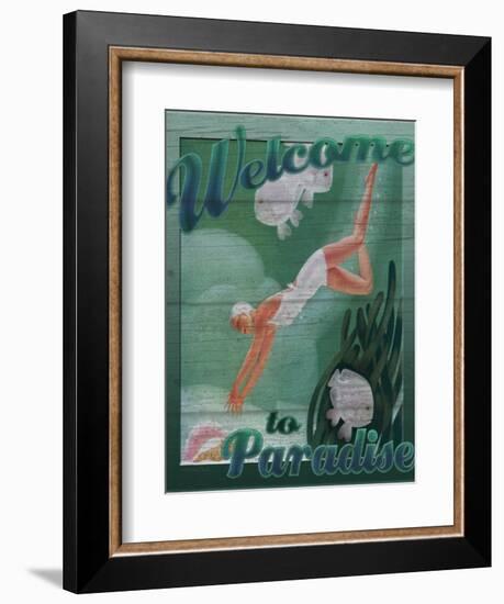 Welcome to Paradise-Kate Ward Thacker-Framed Giclee Print