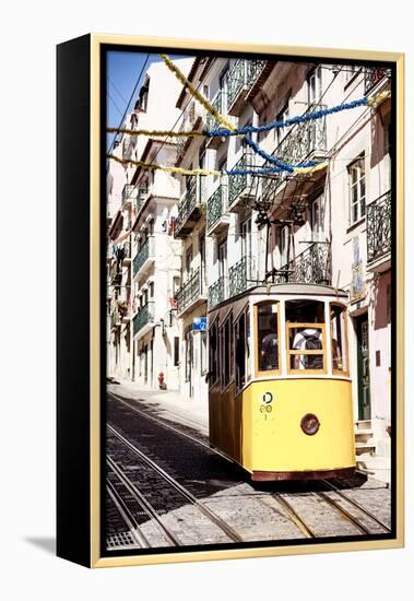 Welcome to Portugal Collection - Bica Elevator Tram in Lisbon II-Philippe Hugonnard-Framed Premier Image Canvas