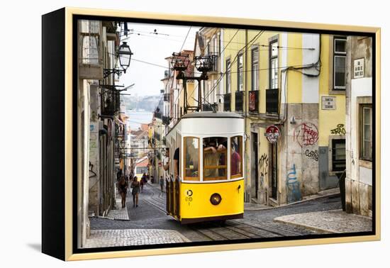 Welcome to Portugal Collection - Bica Tram in Lisbon-Philippe Hugonnard-Framed Premier Image Canvas
