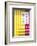 Welcome to Portugal Collection - Colorful Facade with Yellow and Pink Stripes-Philippe Hugonnard-Framed Photographic Print