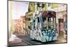 Welcome to Portugal Collection - Graffiti Tram Lisbon III-Philippe Hugonnard-Mounted Photographic Print