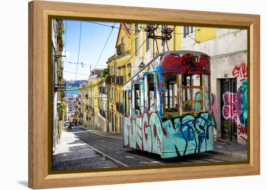 Welcome to Portugal Collection - Graffiti Tram Lisbon-Philippe Hugonnard-Framed Premier Image Canvas