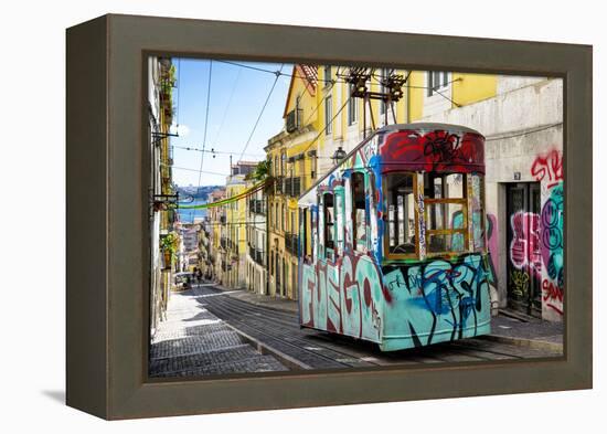 Welcome to Portugal Collection - Graffiti Tram Lisbon-Philippe Hugonnard-Framed Premier Image Canvas