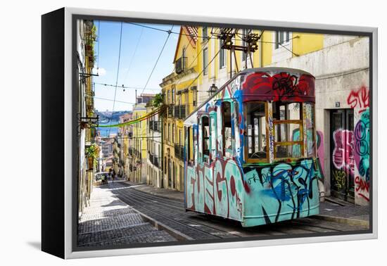 Welcome to Portugal Collection - Graffiti Tram Lisbon-Philippe Hugonnard-Framed Premier Image Canvas