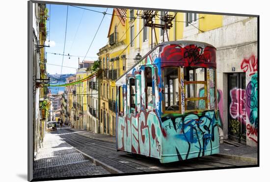 Welcome to Portugal Collection - Graffiti Tram Lisbon-Philippe Hugonnard-Mounted Photographic Print