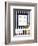 Welcome to Portugal Collection - House Facade with Navy Blue Stripes-Philippe Hugonnard-Framed Photographic Print