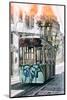 Welcome to Portugal Collection - Lisbon Bica Tram Graffiti II-Philippe Hugonnard-Mounted Photographic Print