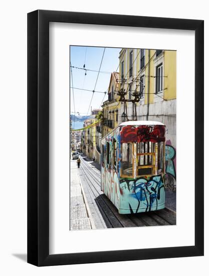 Welcome to Portugal Collection - Lisbon Tram Graffiti-Philippe Hugonnard-Framed Photographic Print