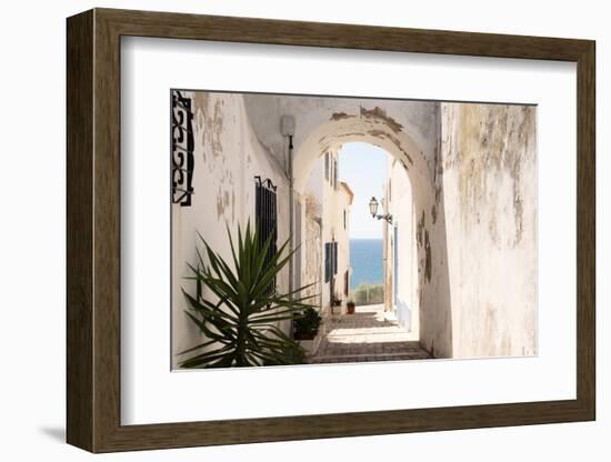 Welcome to Portugal Collection - Old Village Street in Faro II-Philippe Hugonnard-Framed Photographic Print